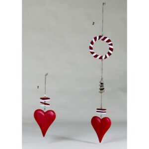 CUORE LEGNO ROSSO DA APP.