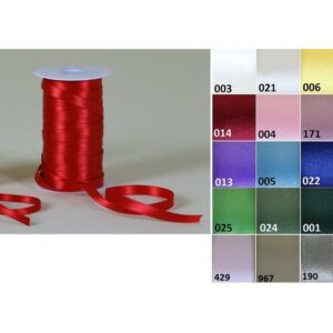 NASTRO DOPPIO RASO MM10 X 100MT BIANCO