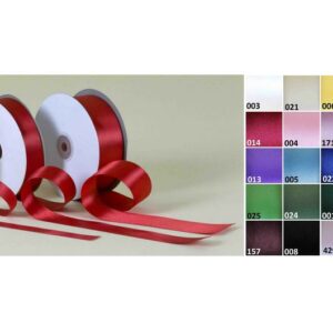 NASTRO DOPPIO RASO MM25 X 50MT VERDE SALVIA