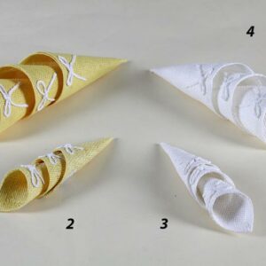 CONO CM 12 TESSUTO BIANCO