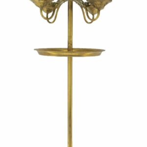 CANDELABRO METAL ORO ARABO H 140