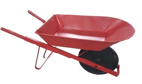 CARRIOLA METAL ROSSA 10X48H56