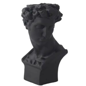 BUSTO UOMO ANTICA ROMA NERA H57,5