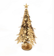 ALBERO DECORATIVO MILLEFOGLIE ORO GRANDE