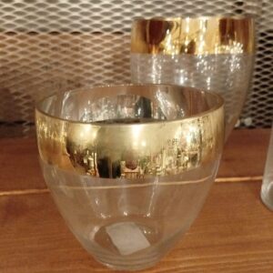VASO BORDO ORO D17 H21