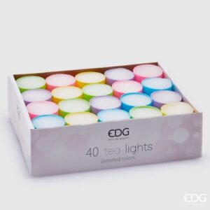 TEALIGHT 8 ORE COLORATO