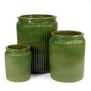 VASO GLAZE VERDE SMERALDO PICCOLO