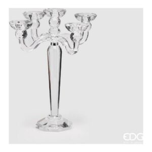 CANDELABRO KRYSTAL PICCOLO H39 5 FIAMME