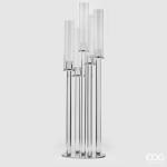 CANDELABRO CRYSTAL TUBES H100 ROTONDO