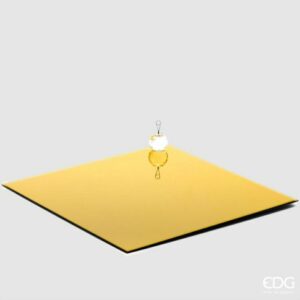BASE SPECCHIO QUADRATA 30 CM ORO