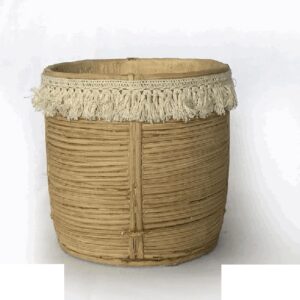 VASO CEMENTO BEIGE CON NAPPE PICCOLO H16,5