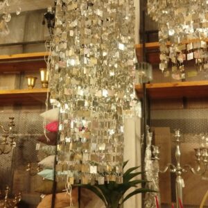 LAMPADARIO RIFLESSI ARGENTO