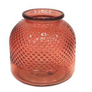 VASO DIAMANTATO BASSO PINK