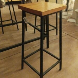 SGABELLO DOMINO LEGNO/METAL