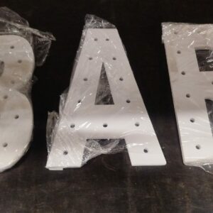 SCRITTA BAR CON MINILUCI