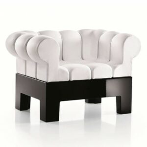 MODI POLTRONA CORTEN E SEDUTA BEIGE