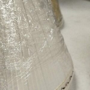 PARALUME PLISSETTATO 29 CM AVORIO-AVORIO