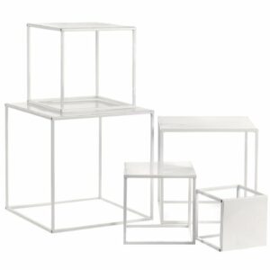 CIBIC CUBO BIANCO CON PIANO 35 CM