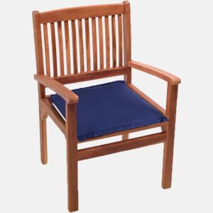 CUSCINO CON LACCI 40X40 BLU