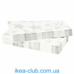 TOVAGLIOLO CARTA 38X38 BIANCO/STELLA