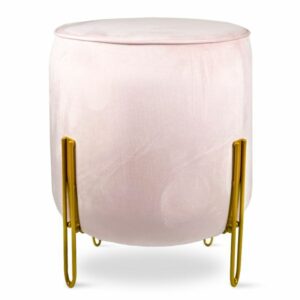 POUF VELLUTO 45 ROSA