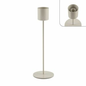 PORTACANDELA FERRO AVORIO H32,5 D5