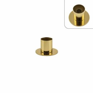 PORTACANDELA FERRO ORO H6,5
D5